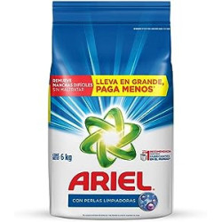 Detergente Ariel 6kg 1/6 Kg...
