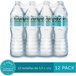 Agua Embotellada 12 Pzas de...