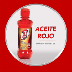 Aceite Lustrador Rojo 3 en...